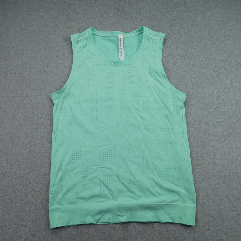 Athleta Tank Womens XS Mint Green In Motion Activewear Tank Top